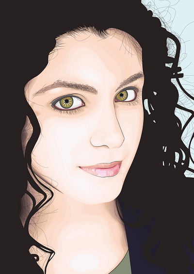 Katie Melua graphic design illus illustration katie melua singer vector vector art