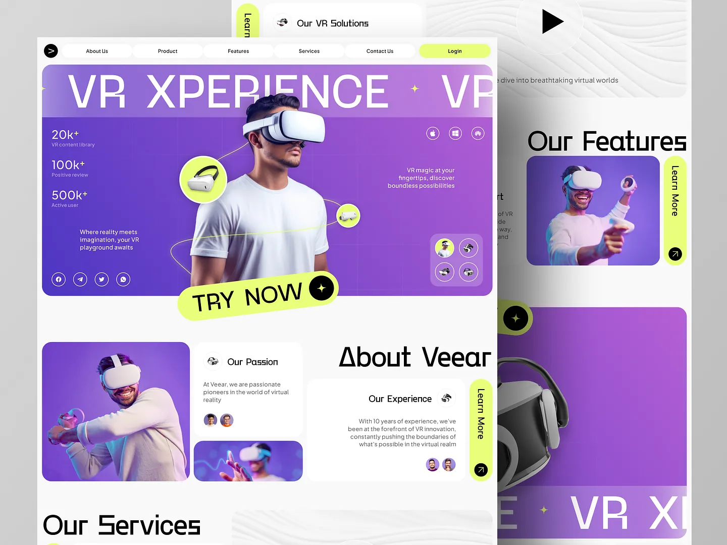 Innovative Virtual Reality Website Design for Engaging User Experiences