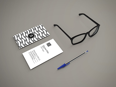 Business Card Black and White app branding businesscard design graphic design illustration logo typography ui ux vector