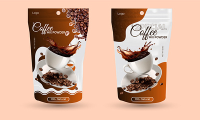 Pouch Packaging design box packaging coffee package coffee powder colorful package creative package design designer graphic design graphics label design modern pouch package package design packaging pouch packaging product label product packaging