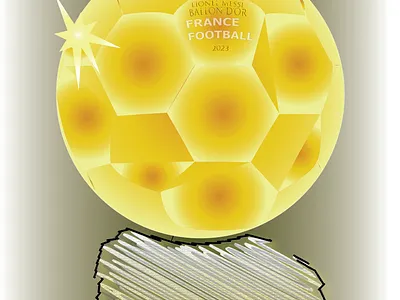 FIFA Ballon D'or 2023 - Lionel Messi branding design football graphic design logo messi