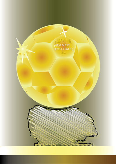 FIFA Ballon D'or 2023 - Lionel Messi branding design football graphic design logo messi