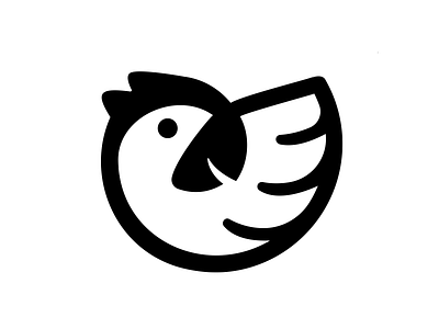 Parrot Logo bird branding design friendly illustration logo logodesigner mark minimal parrot