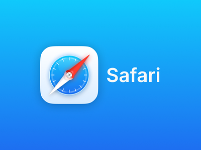 Safari - App icon redesign concept #21 app app cion app icon apple branding browser compass design graphic design illustration ios logo safari typography ui ux vector
