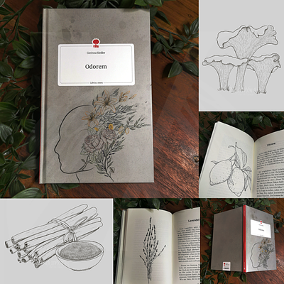 Book Illustrations | Odorem book cover book design book illustration digital ink illustration illustrationwork
