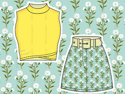 Floral Print design fashion design patterns print vector