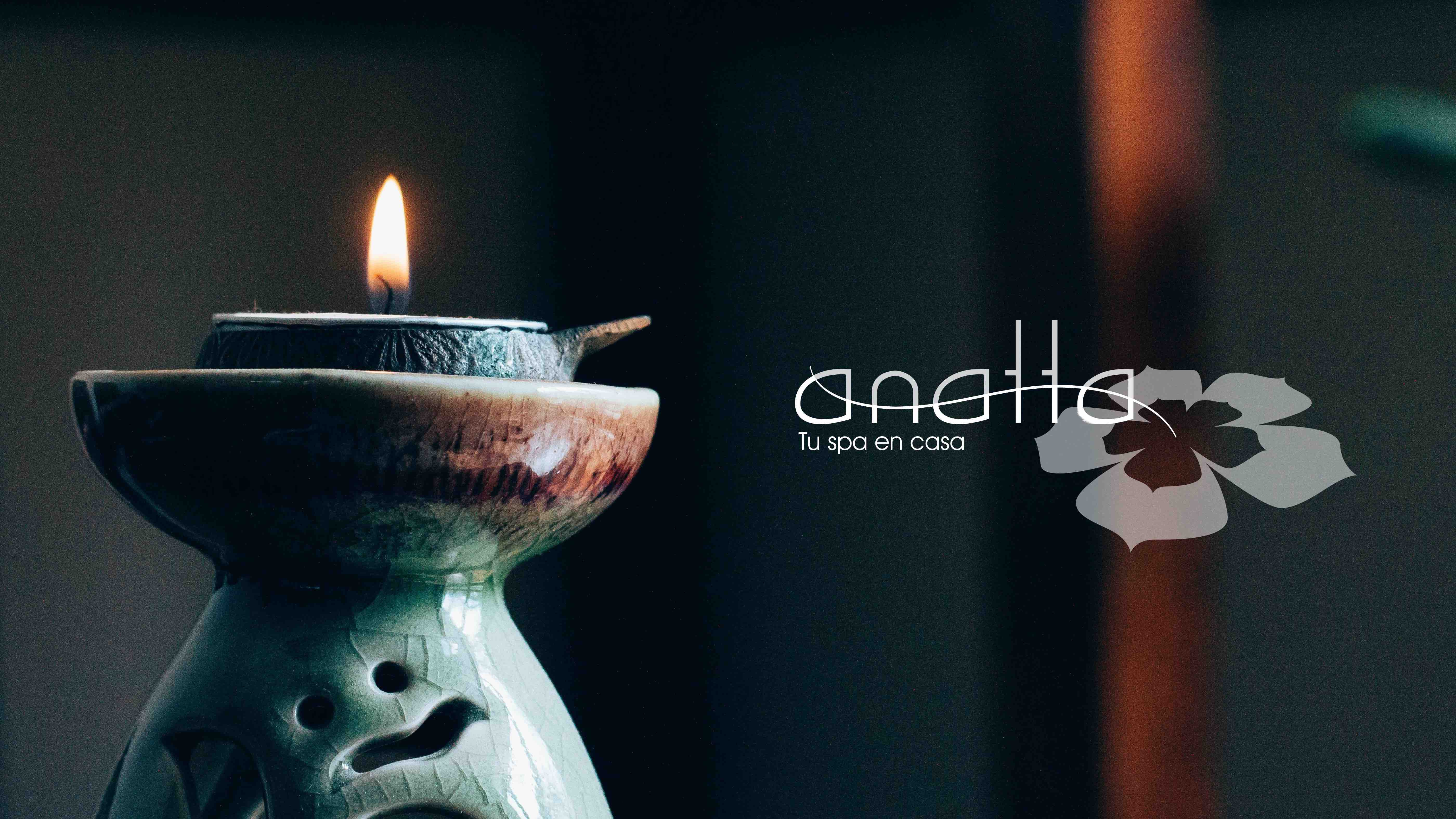 Anatta. Your spa at home branding graphic design logo packaging