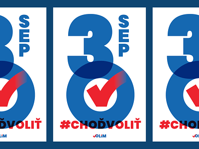 Go vote 2023 posters 2023 ballot branding design elections graphic design logo poster simple slovakia slovensko typography vector vote voting