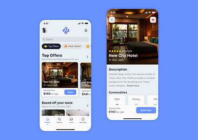 Booking App Concept app booking branding design ios iphone mobile ui ui design ux web