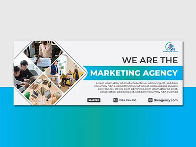Banner Design for a Marketing Agency agency banner banner ads banner design branding branding design branding identity corporate banner cover cover design design flyer flyer design graphic design logo post design poster poster ads social media ads social media banner vector