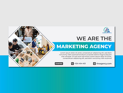 Banner Design for a Marketing Agency agency banner banner ads banner design branding branding design branding identity corporate banner cover cover design design flyer flyer design graphic design logo post design poster poster ads social media ads social media banner vector