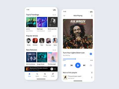 Music Player App app design app ui app ui ux audiobook app dashboad design ios app mobile mobile dashboard mobile design movie app mp3 music app music player podcast app ui uiux us research ux design