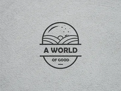 A world of Good - Logo Design branding brandmark design dribbble graphic design icon design identity designer illustration letter logo logo design logos mark monogram nature portfolio typography vector vintage visual identity