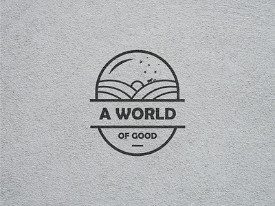 A world of Good - Logo Design branding brandmark design dribbble graphic design icon design identity designer illustration letter logo logo design logos mark monogram nature portfolio typography vector vintage visual identity