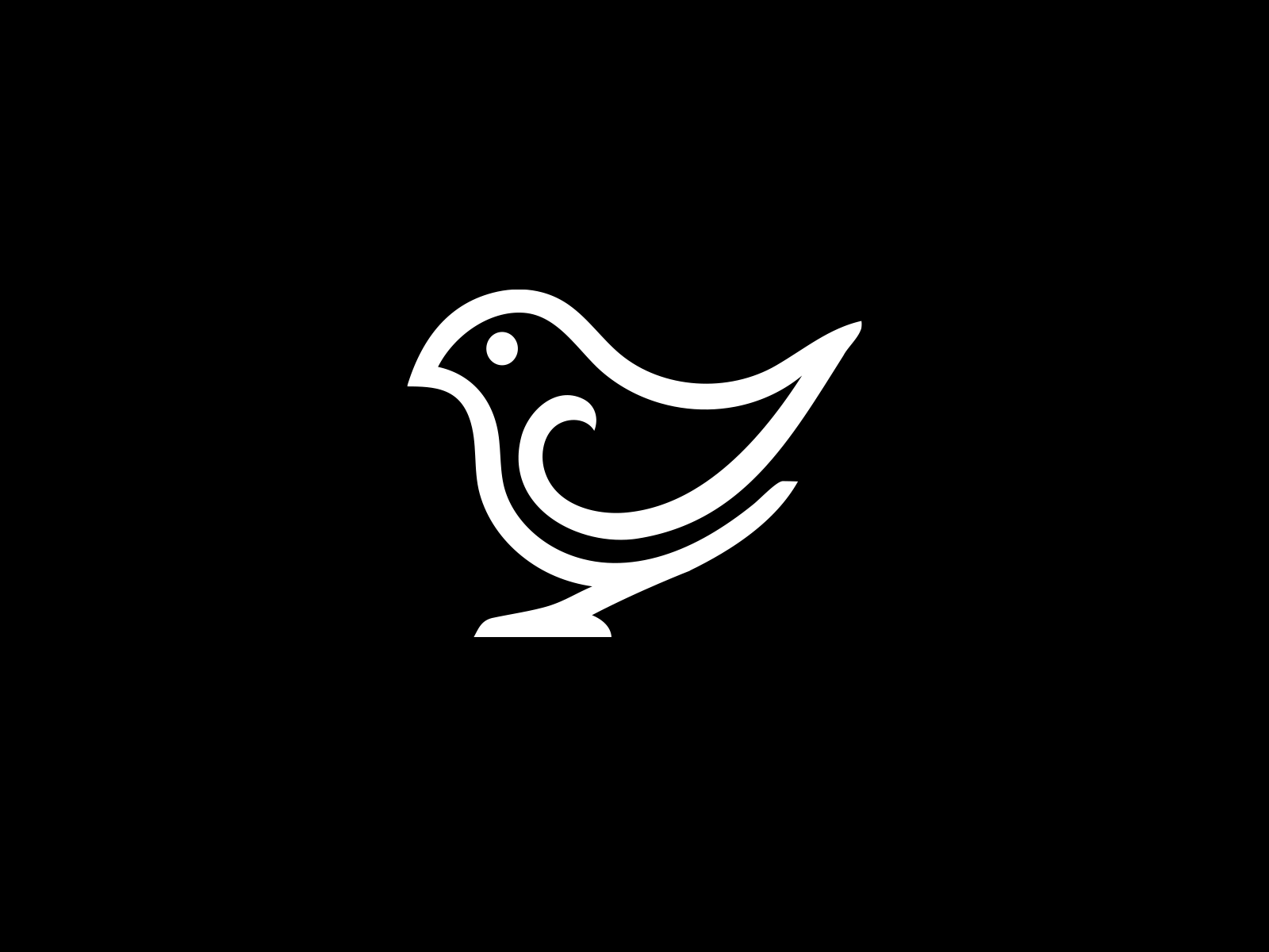 Bird logo by Conceptic on Dribbble