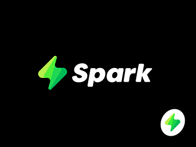 Spark - lightning logo abstract bolt branding energy lettermark lightning logo logo designer s s logo software spark symbol tech tech logo technology