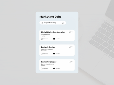 Daily UI 050 – Job Listing dailyui dailyui050 dailyuichallenge design graphic design job listing jobs ui