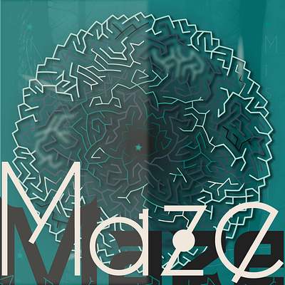 Mistery Maze design logo maze mistery social media