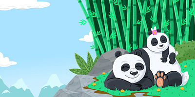 Panda nap time baby character childrens cute illustration kids lit mum panda picture book sleep