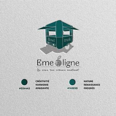 Logo Eme'ligne creation design graphic design illustrator logo