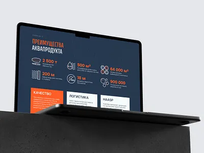 Enhancing Design with Custom Icons and Delicate Details ✨ branding corporate custom icons design desktop fish website icon icon pack illustration landing page mock up salmon seafood site tilda ui ux ui web design web development webdesign