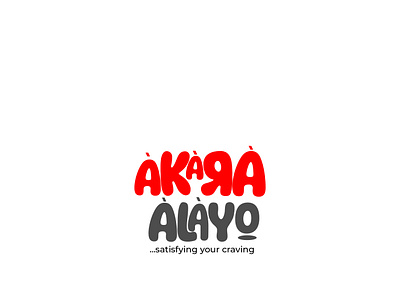 BRAND IDENTITY DESIGN FOR AKARA ALAYO FOOD (BEANS CAKE FOOD) brand branding graphic design logo