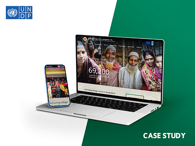 Case Study: UNDP Project case study ui ux web design