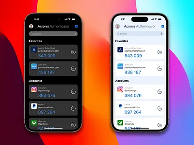 Authenticator App application authenticator ios security