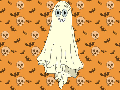 Halloween ghost character. art background character collection design designer ghost graphic design halloween holliday illustration kids mascot order pattern poster set sticker vector weekend