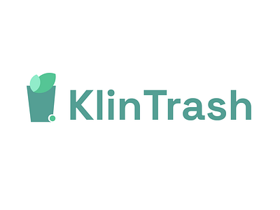 KlinTrash branding graphic design logo ui waste waste management