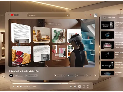 🎨 Vision Pro Design in Figma 🎨 apple designer figma ui uiux uiux design ux vision os visionpro youtube
