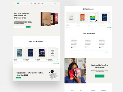 Book Landing Page book website book landing page design inspiration landing page ui ux website