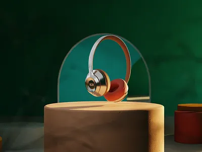 Headphone 3d 3dillustration animation art blender blender3d branding design graphic design illustration motion graphics