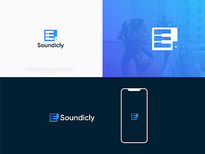 Soundicly Logo Design | Modern Logo branding logo logo branding logo design minimal logo design modern logo design music logo simple logo tech logo