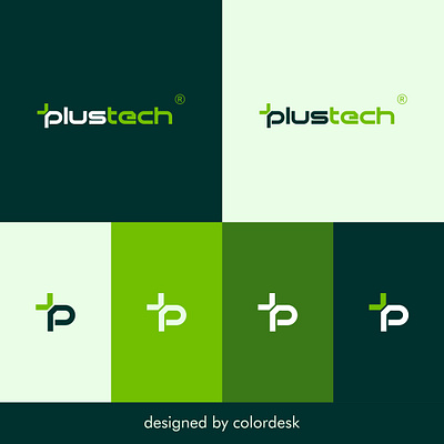 Plustech branding creativelogo logodesign logofolio minimallogo modernmark techlogo