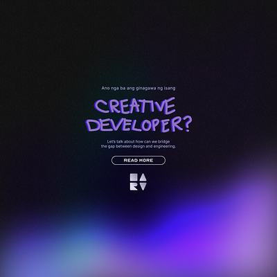 Harv Blog Thumbnail creative design gradient ui