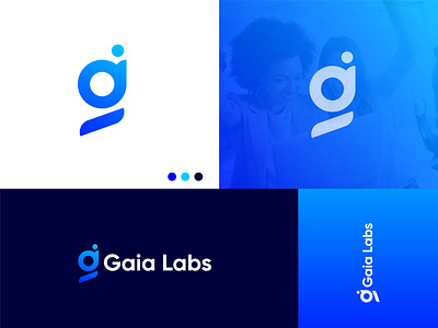 Gaia Labs Logo Design | Modern Tech Logo g letter logo g logo g minimal logo g minimalist logo g simple logo g tech logo