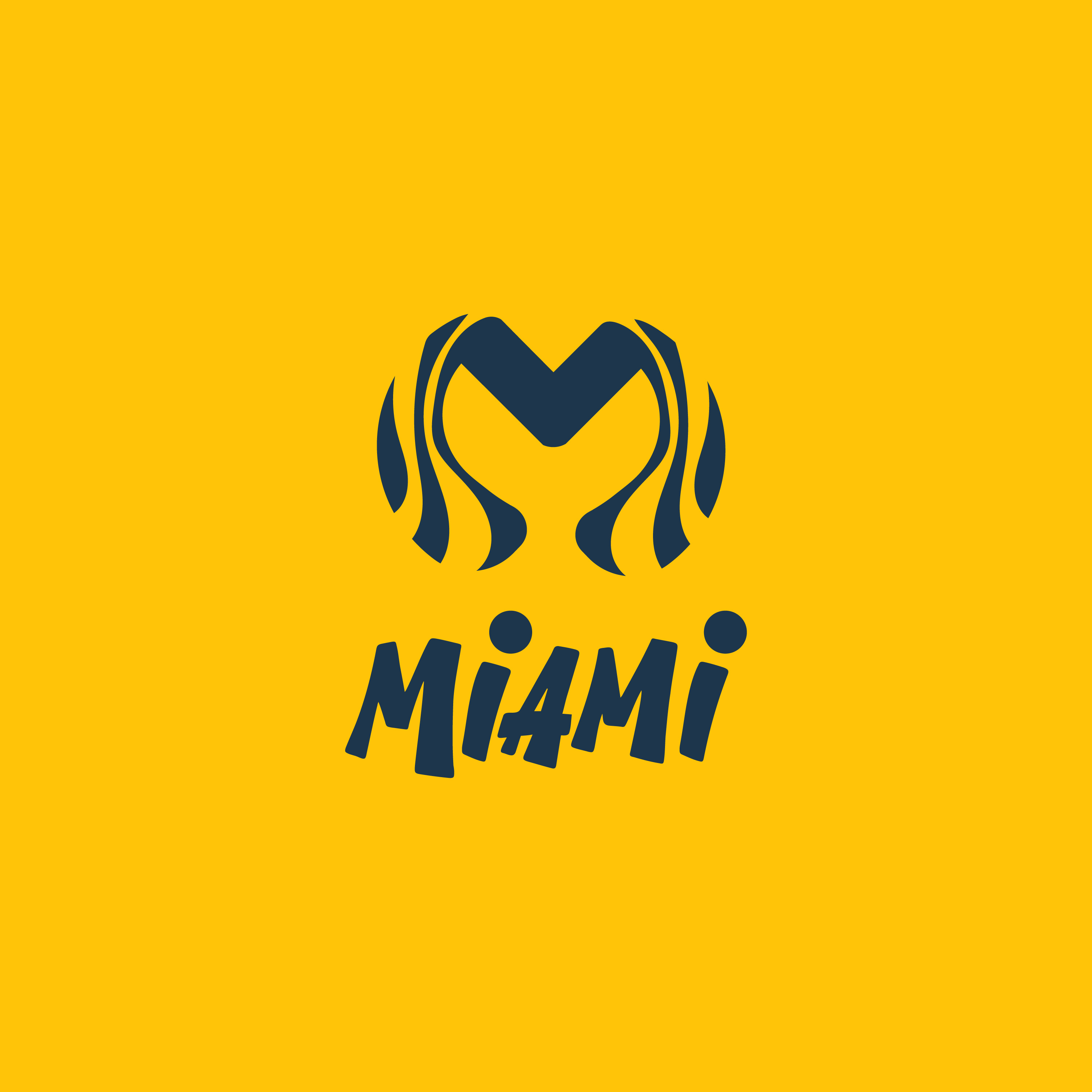 MIAMI brand brand identity branding design graphic design idea identity illustration letter m logo logo design logos m logo m logo design illustrator miami minimal modern modern logo unique zebra line
