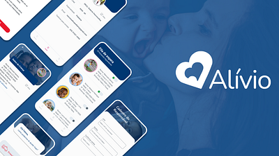 Alívio - Projeto de UX/UI Design app teleatendimento graphic design ui user interface design ux