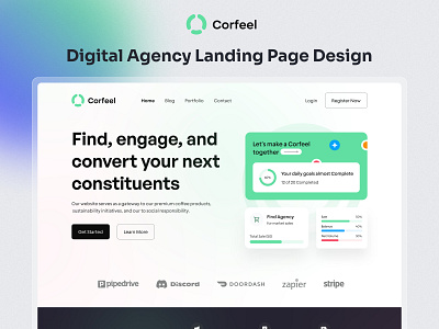 Digital Agency Landing Page Design agency design digital agency design digital agency landing page landing page design