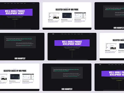 Web & Mobile Product Development Agency - Website agency website clean ui corporate website interface ui ux website