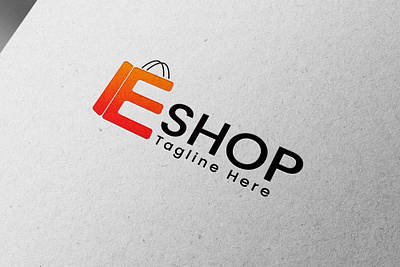 E-Shop Logo(unused) best logo branding design e shop e shop logo graphic design illustration logo logo design logo for sale online shop shop logo ui vector