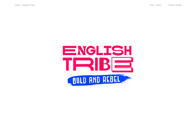 English Tribe - Branding & Visual Identity branding key visual logo