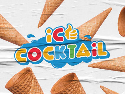 Icecoctail Logo Design and Branding branding cooldrinks creative design graphic design icecream illustration letterring logo logodesign pattern pattern design thumb