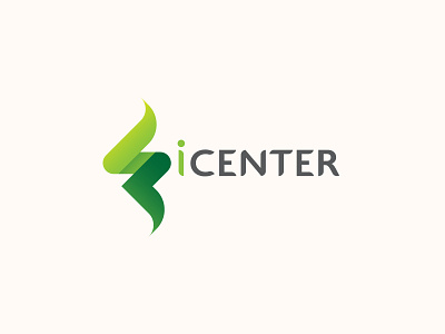 iCenter Logo branding graphic design logo