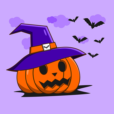 halloween pumpkin cartoon graphic design halloween illustration pumpkin vector
