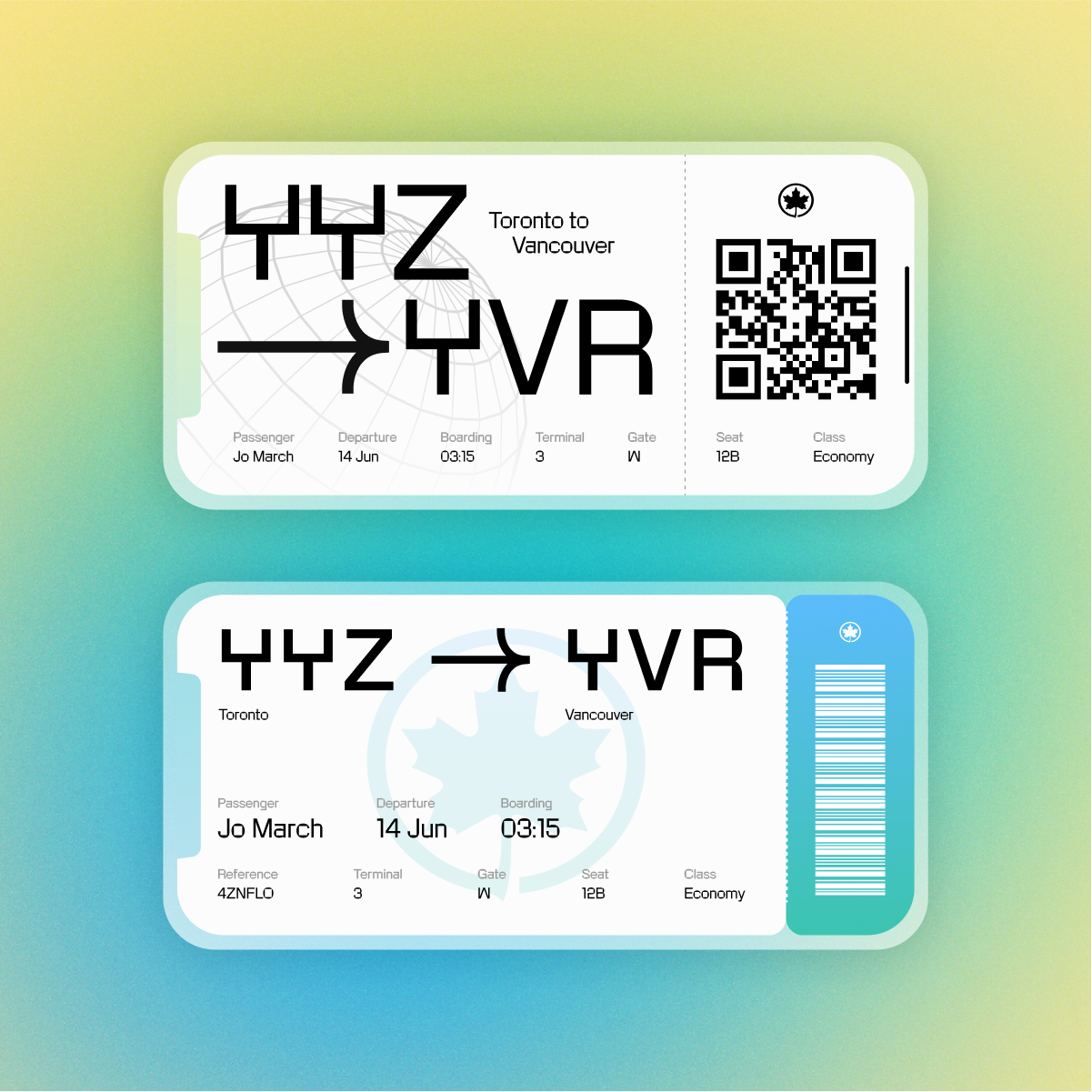 #014 / Boarding Pass branding design graphic design illustration ui