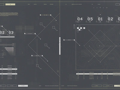 T0.P0 after effects design fui futuristic hud illustrator motion ui ux