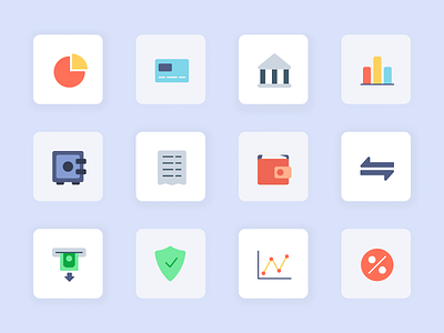 Business & Finance Icon Set Preview business finance flat icon