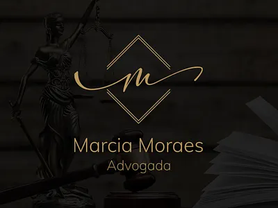 Marcia Moraes advogada advogav brand design designer identidade visual lawyer logo logo design visual identity